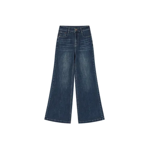 XIANGYING Джинсовый синий Женские Джинсы