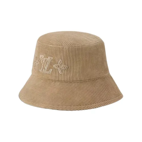 LOUIS VUITTON Вязаные соломенные шляпы Женские Коричневый