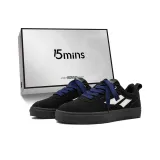 Чёрный Белый (Тёмно-синий Шнурки)