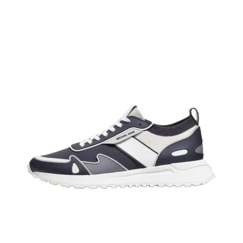 MICHAEL KORS Низкий топ Повседневная обувь Мужская Темно-синий Белый