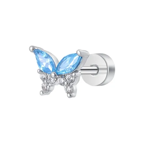 MISS XIA JWY Титановые стальные серьги-гвоздики унисекс