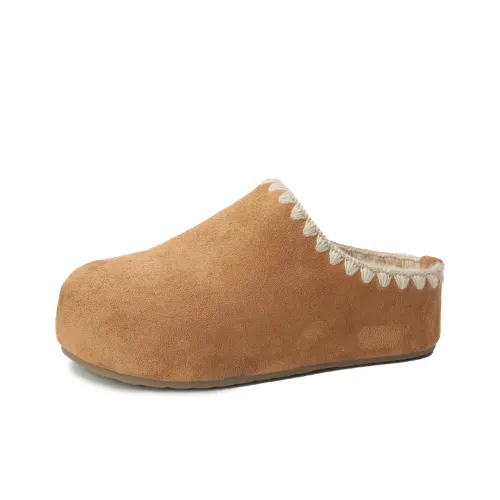 AFJI Резиновая подошва Домашние тапочки Женские