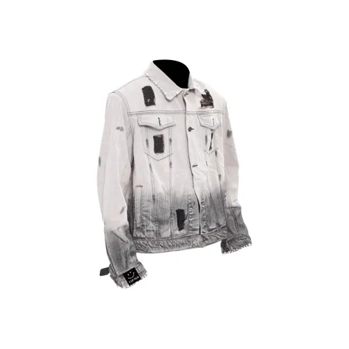 YICHEN Серый [Нет Логотипа] Унисекс Джинсовые Куртки