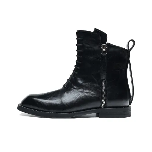 FAIRWHALE Martin Boots Black Unisex