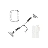 [Серебряный + Один ромб вырез, серебряный корпус + белая лунный свет коробка]