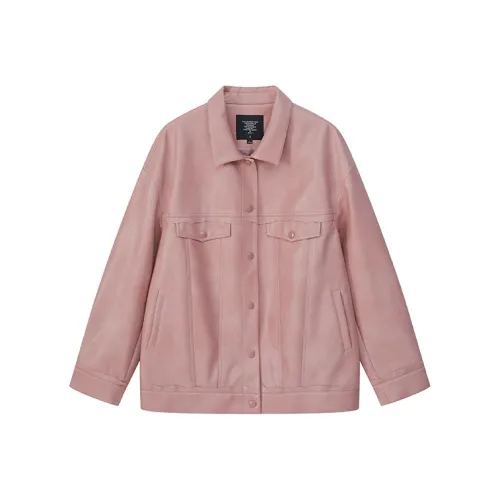 Ouyang Женские кожаные куртки