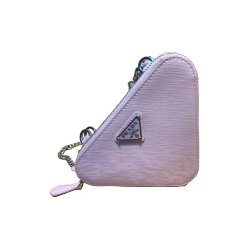 PRADA Логотип Этикетка Сумка через плечо Женская Фиолетово-розовая