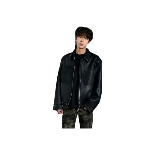 RENBEN1986 Черный Унисекс Куртки