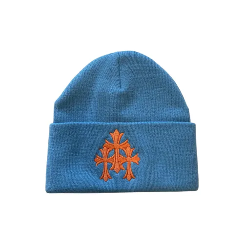 Chrome Hearts Акриловые шапки-бини унисекс синие