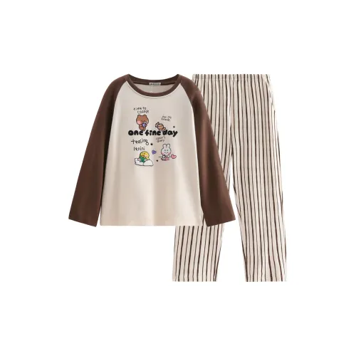 FENTENG Бурый медведь Пижамный комплект Женские