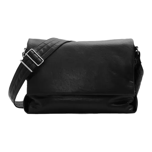 URBAN REVIVO Сумка через плечо из искусственной кожи обычная мужская черная