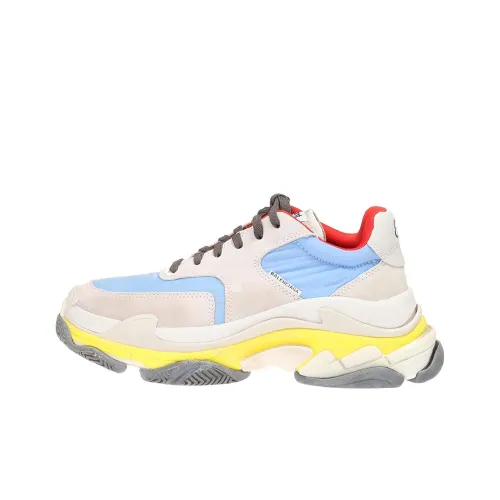 Balenciaga Triple S Low Топ Толстоподошвенные кроссовки Женские Многоцветный