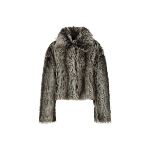 URBAN REVIVO Женская меховая одежда для женщин