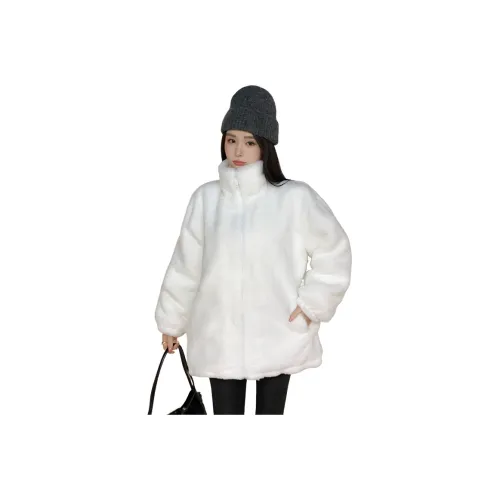 ZEKIKO STUDIO Белый Женские Меховые изделия