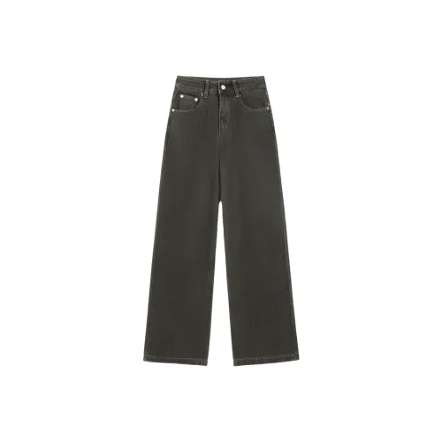 POWXV Армия Зеленый Женские Джинсы