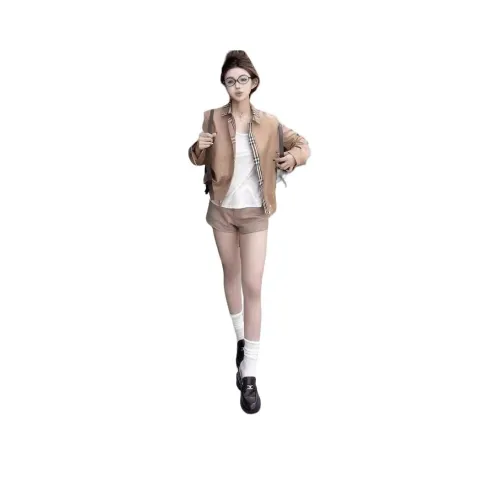 SIXUSICHOU Cropped Coat Women's