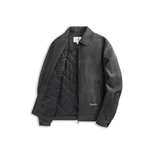 YULANGGONGWU 001 Черные Мужские Куртки