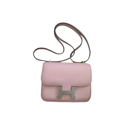 HERMES Constance Swift Кожа Сумка через плечо Мини Женские 3Q Розовый SAKURA Розовый Цветок вишни