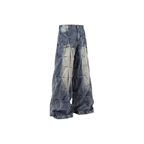 KAIZZGAO Синий Мужской Джинсы