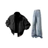 Чёрный + Светло-синий