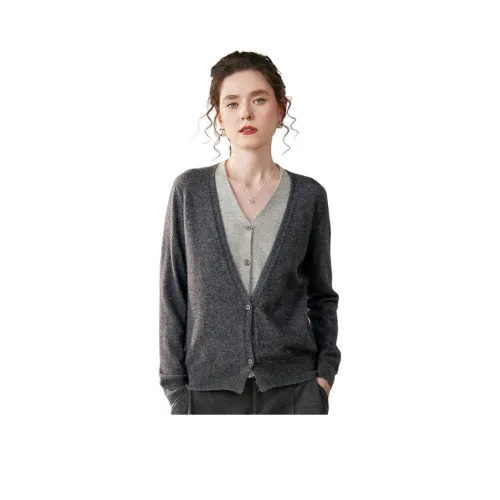 H YXIANG Кашемир Свитер Женские