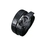 Металлическая пряжка + [Z Текстура] Черный ремешок