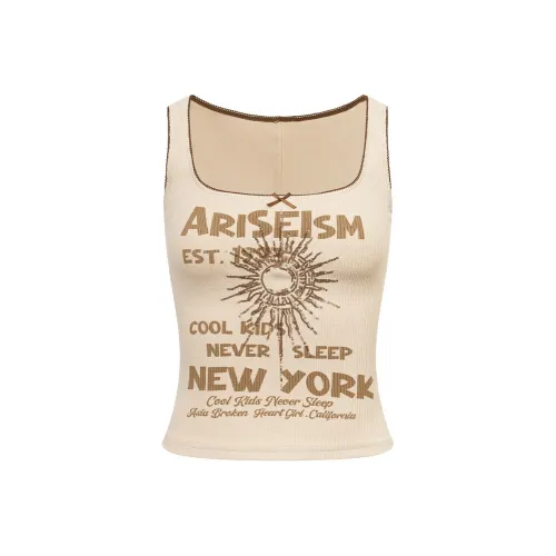 Ariseism Светлый хаки Женские майки