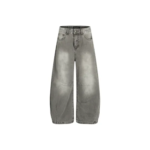 STRUCKCOOL Light Gray Men's Cargo Pants STRUCKCOOL Светло-серые мужские карго-брюки