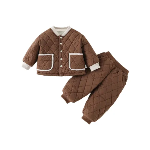 XiaoJinBu Детские утепленные комплекты одежды