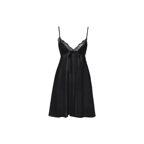 DPLAY SWEET Таинственный черный Женские ночные сорочки