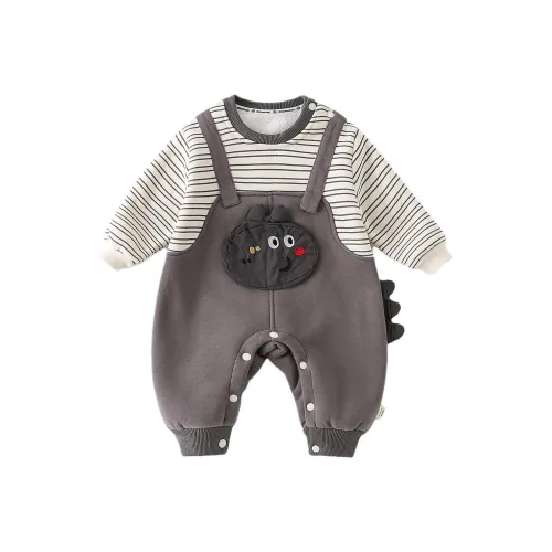XiaoJinBu Серый Малыш Комбинезоны Ползунки