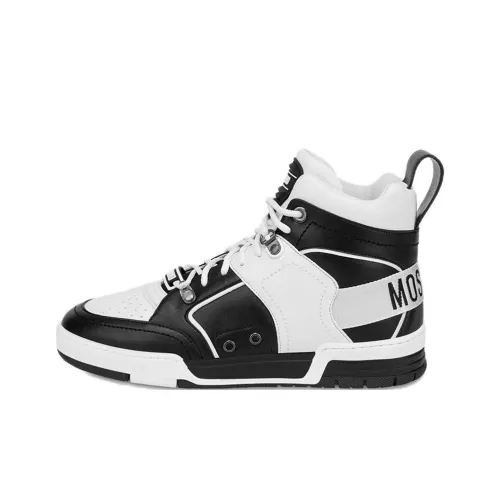 MOSCHINO Стильные Скейтбординги Мужской Черный Белый