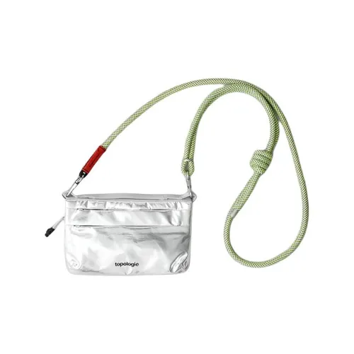 Topologie Полиэстер Сумка через плечо Унисекс Металлический серебристый