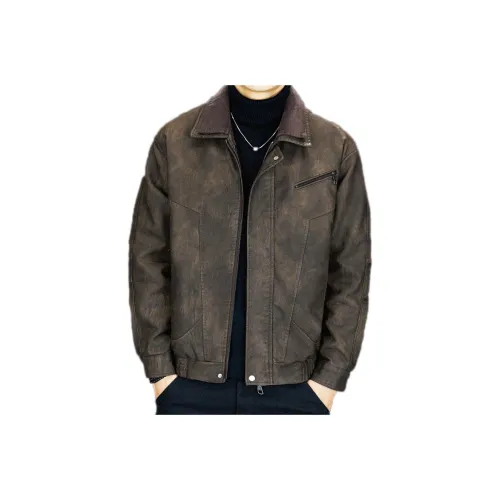 ZHIO Унисекс Кожаные куртки