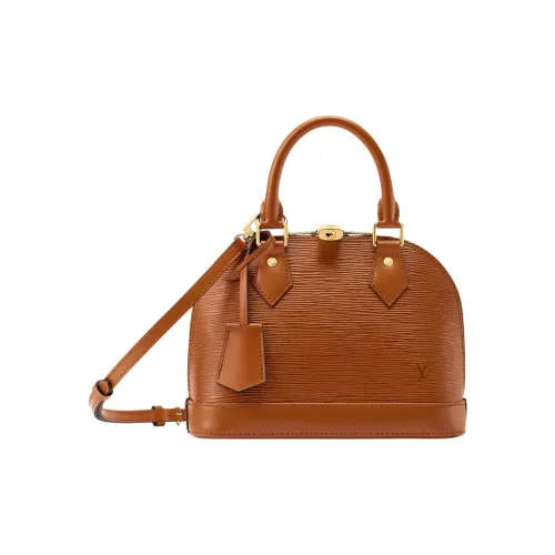 LOUIS VUITTON Alma BB Коровья кожа Одно плечо Сумка Женская Коричневая