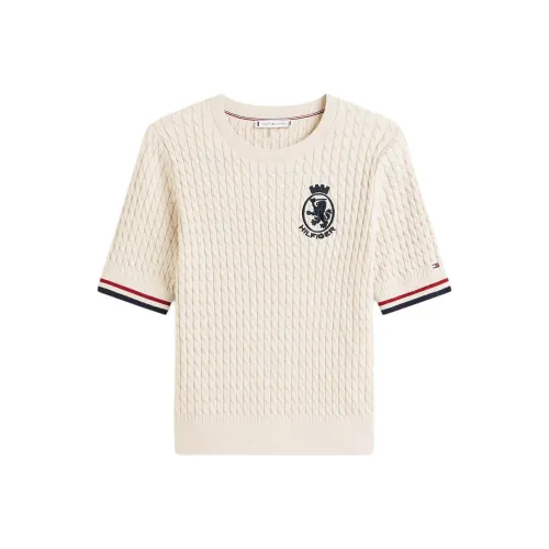 Tommy Hilfiger Овсяные Женские Свитера