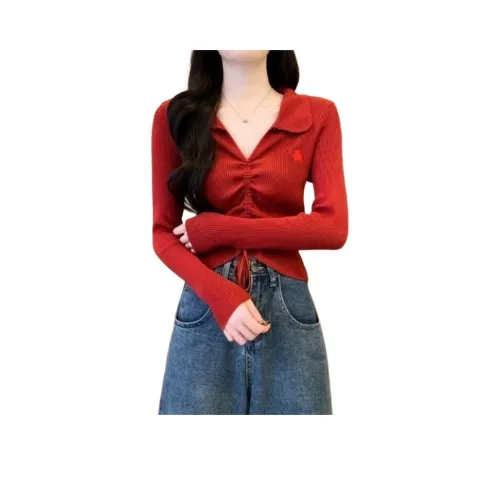 BVODE Красный Женский Трикотаж