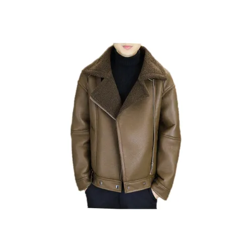 ZHIO Унисекс Кожаные куртки