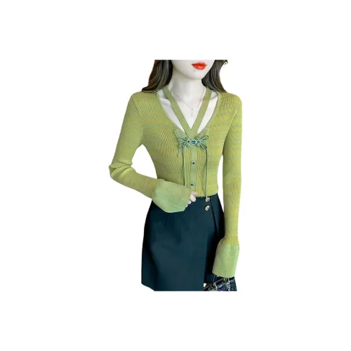 BVODE Зеленый Женский Трикотаж