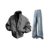 Серый + Светло-синий