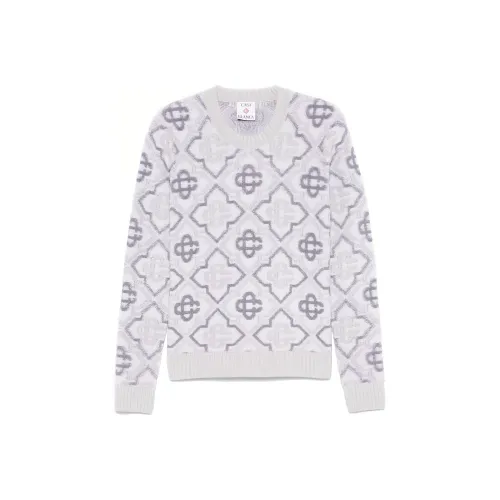 CASABLANCA SS25 Свитер Мужской Светло-Серый