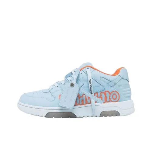 Off Белый Out Of Office Низкий Топ Стильные Скейтбординги Светло-Синий