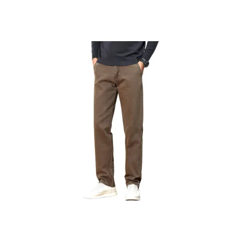 ZENGZHI Повседневные брюки свободный крой прямой крой унисекс