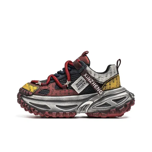 SUPEREDGE Противоскользящее покрытие Низкий топ Толстая подошва Кроссовки Унисекс