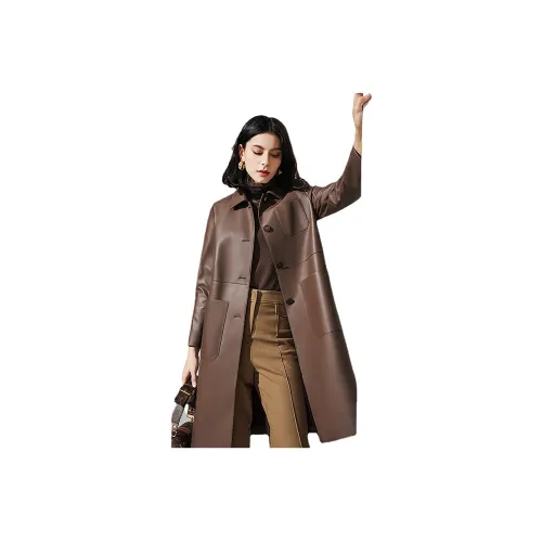 Devanro Женские Кожаные Куртки