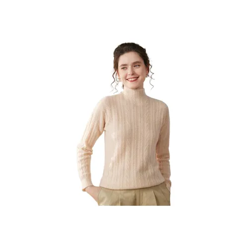 H YXIANG Кашемир Свитер Женские