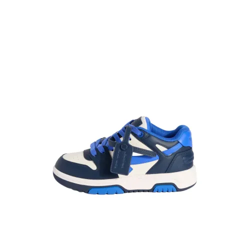 Off Белый Out Of Office Низкий Топ Детские Скейтбординги Синий Детский