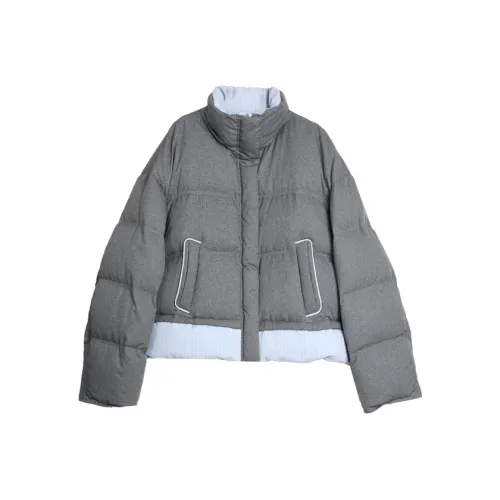 ELLE Темно-серый женский пуховик