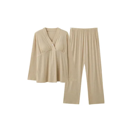 MADALLO Khaki Женские Пижамные Комплекты