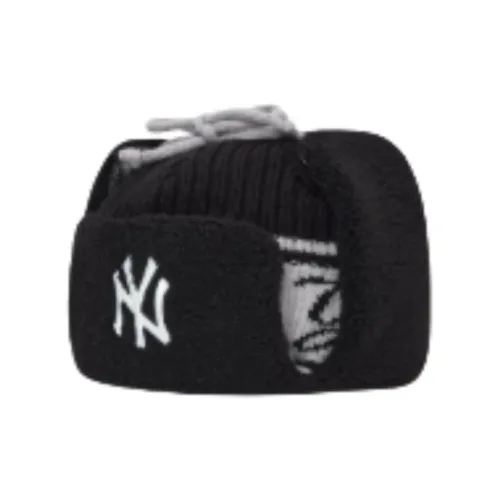 New Era x MLB Акриловые шапки-ушанки унисекс черные